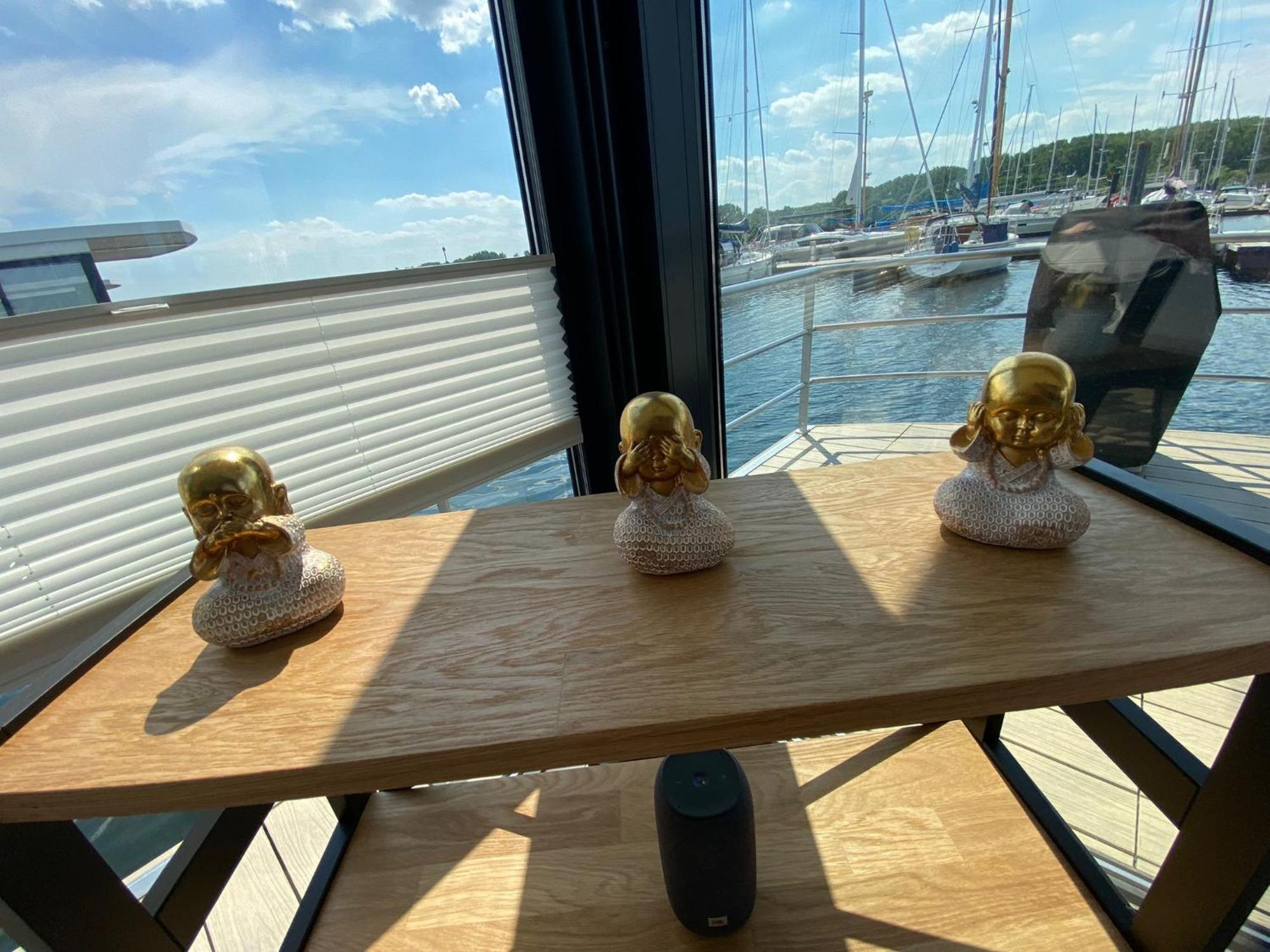 Urlaub Auf Dem Wasser Mit Einmaligen Ausblick - Well Hausboote Boltenhagen 10 Buitenkant foto